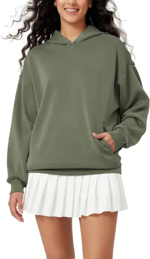 ODODOS Women's Modal Soft Oversized Hoodies Long Sleeve Hooded Sweatshirts Pullover Top with Kangaroo Pocket