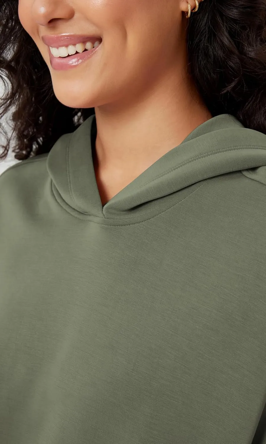 ODODOS Women's Modal Soft Oversized Hoodies Long Sleeve Hooded Sweatshirts Pullover Top with Kangaroo Pocket