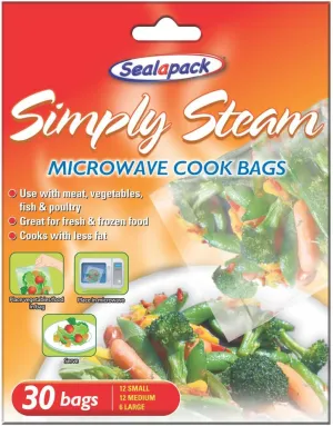Orange SAP1038 Microwave Steam Bags, Plastic
