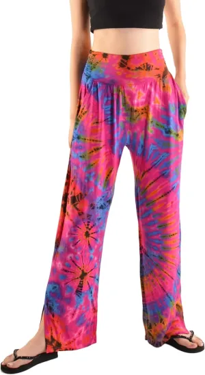 Orient Trail Women's Wide Leg Yoga Pants High Waist Casual Slit Leg Lounge Sweatpants with Pockets Oversized Plus Sizes