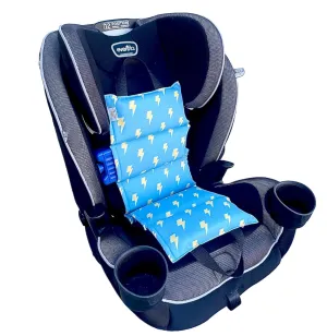 Original Car Seat Cooler Washable Insulated Ice Pack Infant Car Seat Cooling Cushion Mat for Hot Weather Multifunctional Baby Cooling Pad (Lightning)