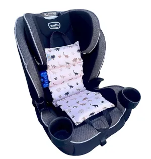 Original Car Seat Cooler Washable Insulated Ice Pack Infant Car Seat Cooling Cushion Mat for Hot Weather Multifunctional Baby Cooling Pad (Neutral Dino)