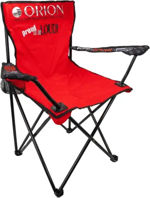 ORION Camping Folding Chair with Cup Holder – Lightweight, Portable Outdoor Chair with UV-Resistant Fabric and Sturdy Frame – Perfect for Camping, Beach, and Outdoor Relaxation