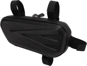 OUKENS Motorcycle Side Bag, EVA Waterproof Triangle Bag with Double Sealing Zipper Fashionable Motorcycle Hard Shell Side Hanging Bag for Motorcycle Bike