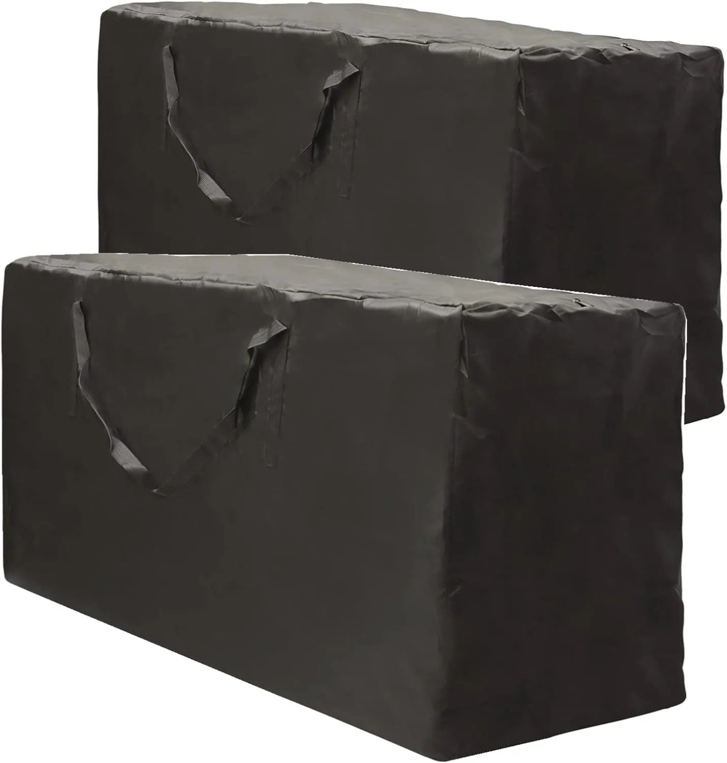 Outdoor Cushion Storage Bag - 2 PCS, 48" Extra Large Opening Waterproof Zippered Patio Cushion Storage Bag - L Size