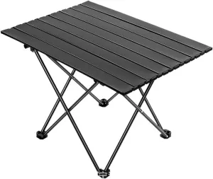 Outdoor Folding Table & Chair Set - Ultra-Light Carbon Steel, X-Brace Stability, 3-Step Quick Setup(Large)