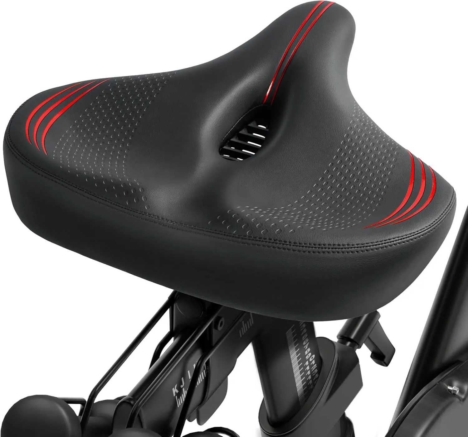 Oversized Bike Seat for Peloton Bike & Bike , Comfort Seat Cushion Compatible with Peloton, Road or Exercise Bikes, Bicycle Wide Saddle Replacement for Men & Women, Accessories for Peloton