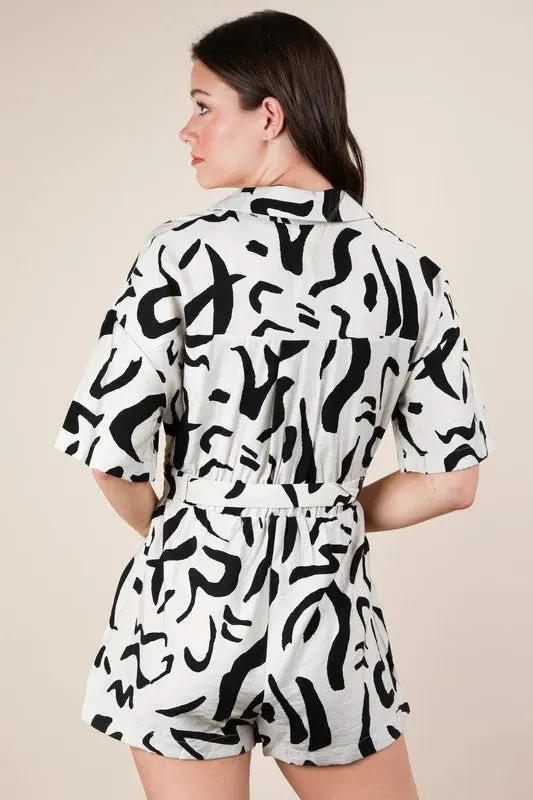 Oversized Resort Romper