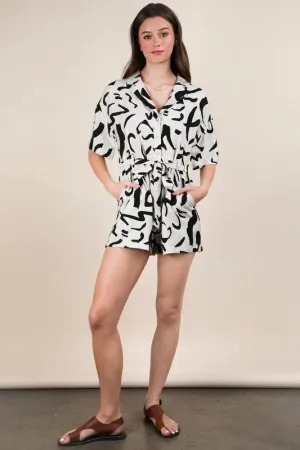 Oversized Resort Romper