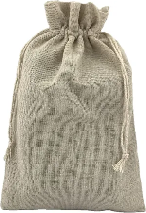 Palmhomee Pack of 12 Cotton Bag with Drawstring Reusable Muslin Bag Natural Cotton Pouches Canvas Bag Fabric Sachet Bag Linen Bag for Wedding and Party Home Storage (8x12 Inch)