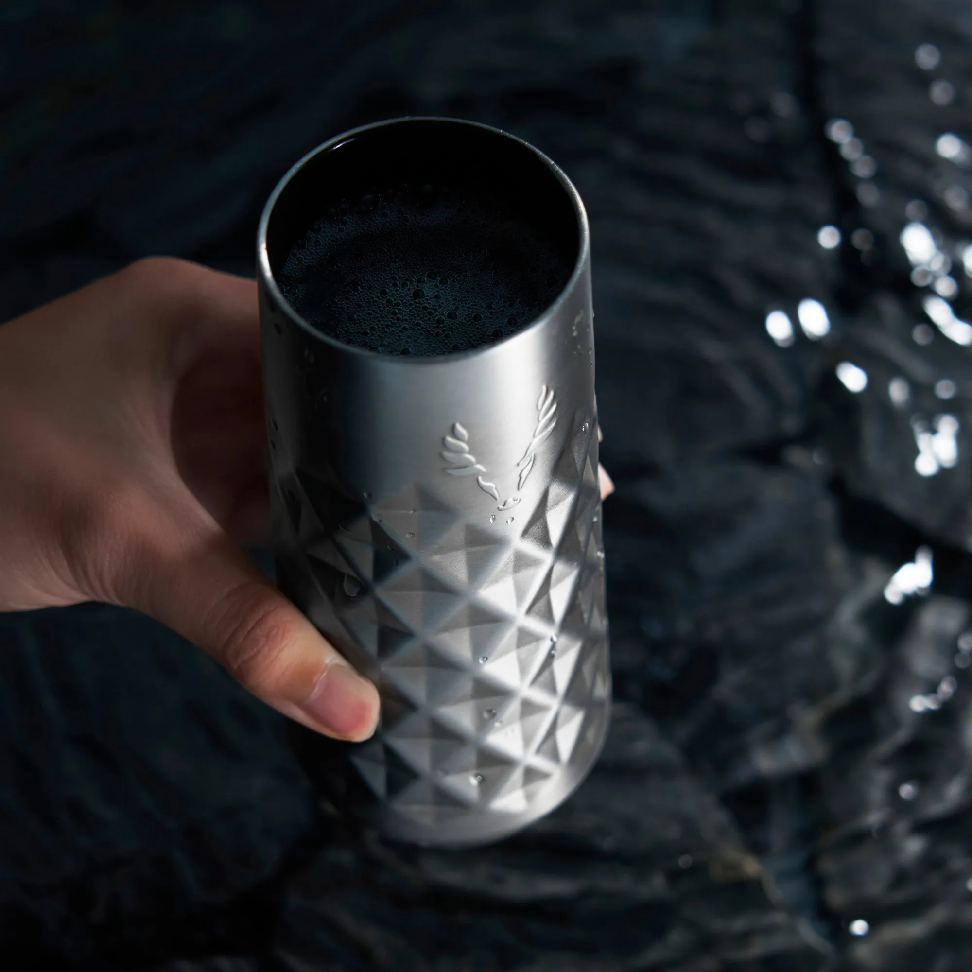 Paragon stainless steel champagne flute in platinum viski ®
