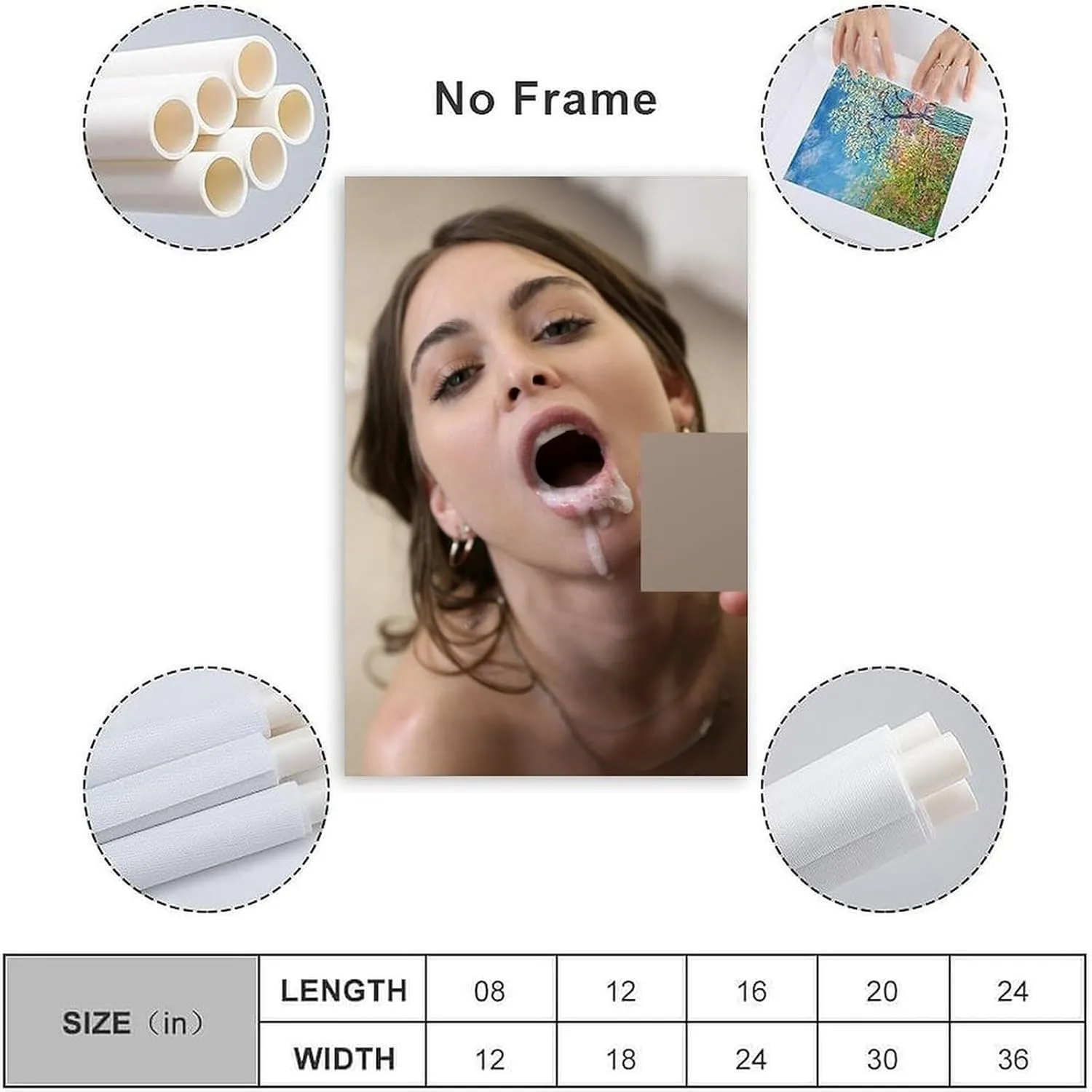 Petite Cute Star Riley Reid Art Wall Poster (5) Wall Poster Art Canvas Printing Living Room Office Bedroom Aesthetic Poster 08x12inch(20x30cm) Unframe-style