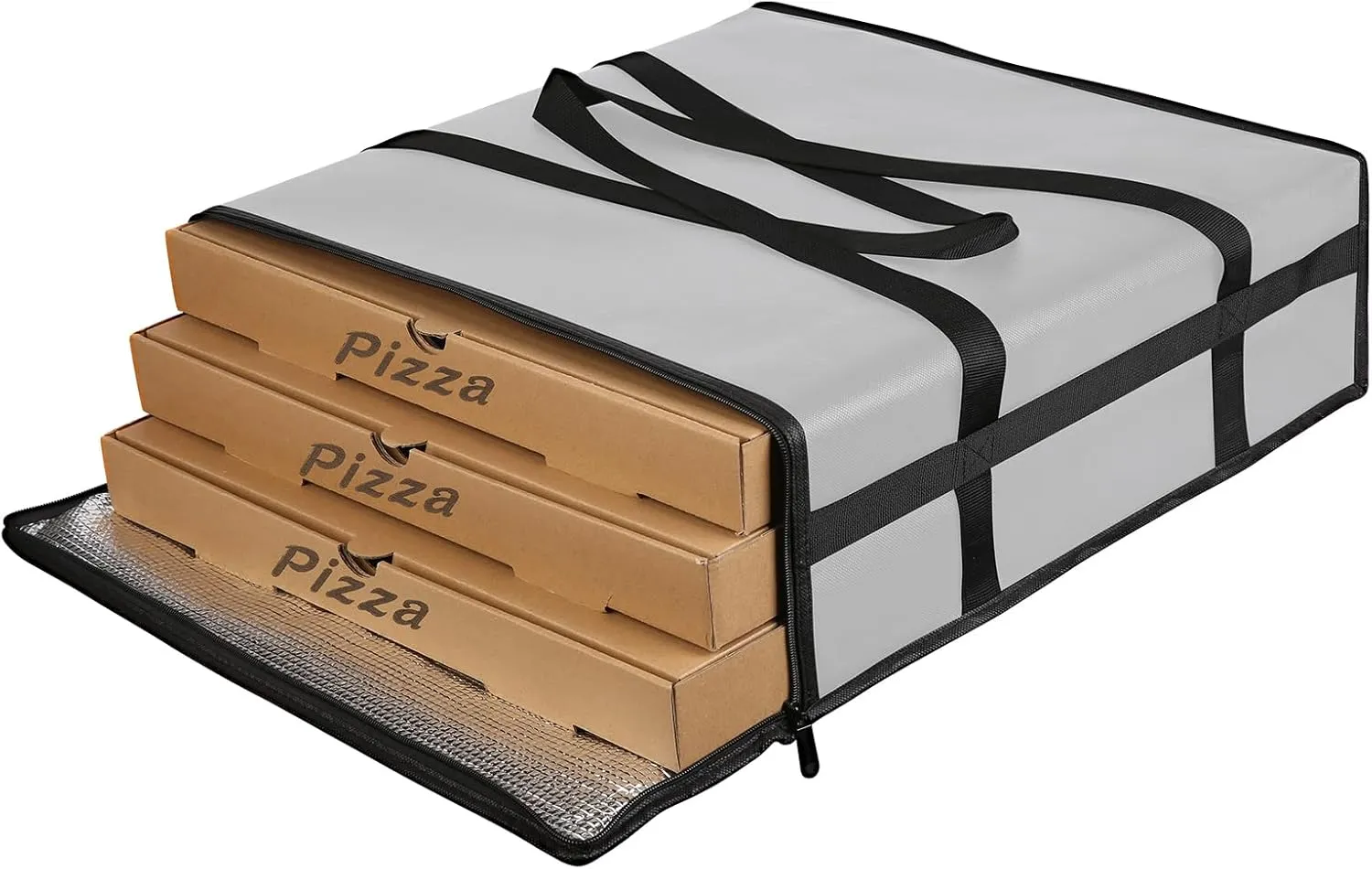 Pizza Carrier Insulated Bags Large for Deliveries, Insulated Pizza Carrier Delivery Bag 20x20 inches Food Bag for Personal and Professional Use