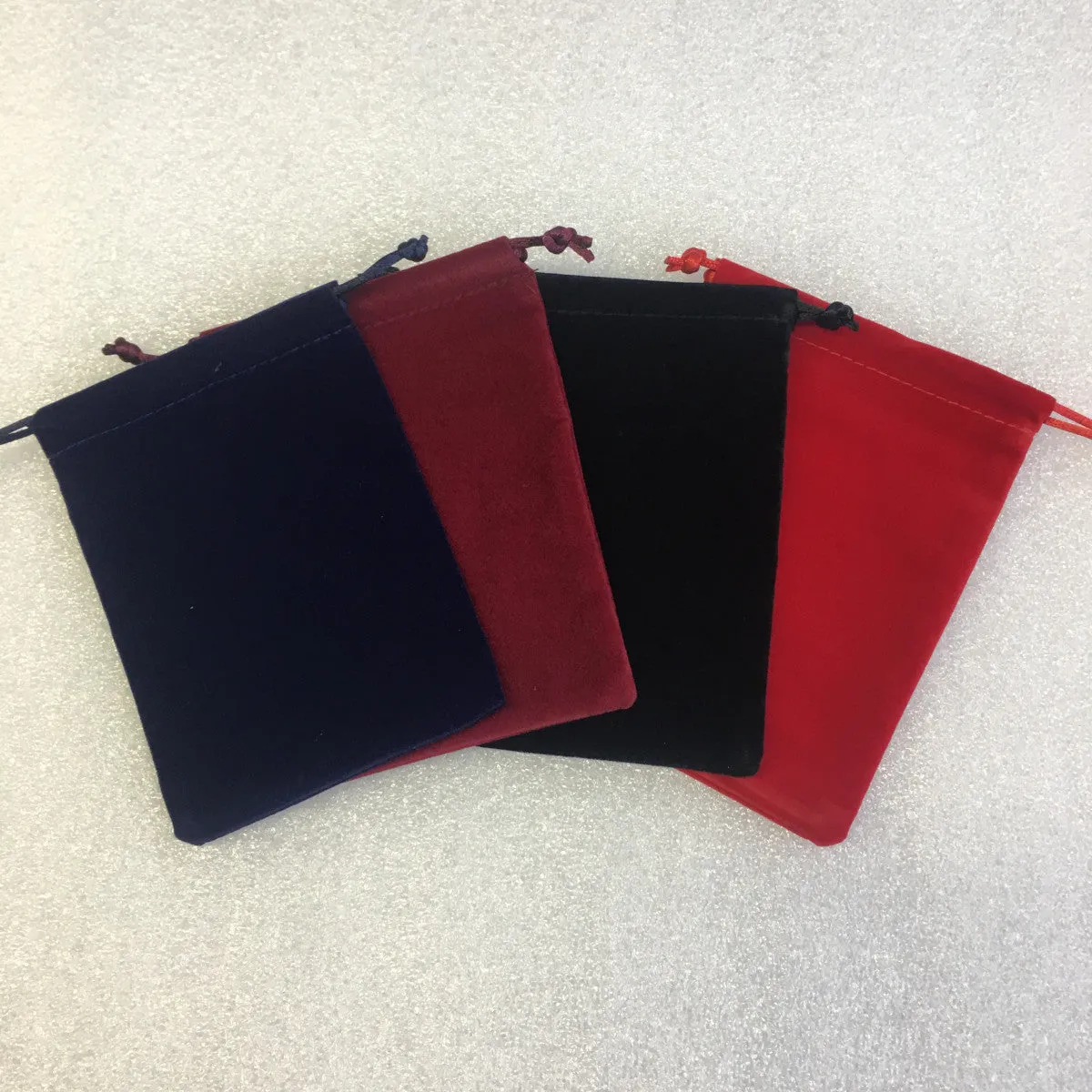 PLUSH VELVET POUCH  4" x 5.5" - (PV-5)
