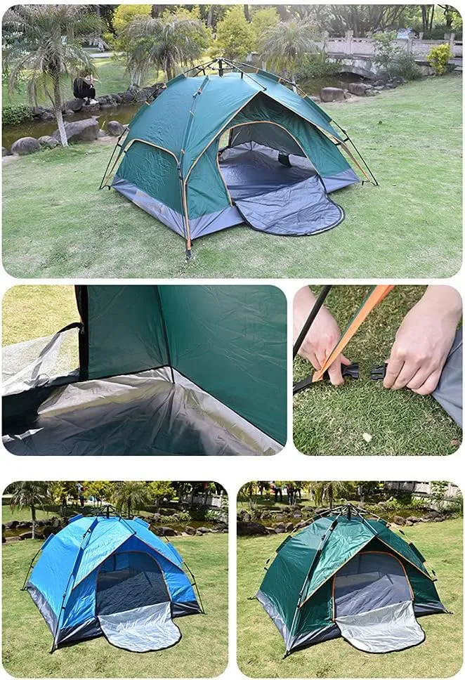 Pop Up Beach Tent Sun Shelter Portable Lightweight Instant Tent Pop Up Tent For 2 To 3 Person Automatic Opening Hydraulic Tent For Family Trip, Hiking, Picnic And Party