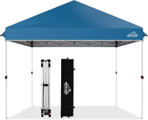 Pop up Canopy Tent,10x10 Instant Outdoor Canopy for Parties with Wheeled Bag(Sky Blue)