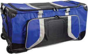 Pop Up Soft Trunk for Camp | Rolling Travel Duffle Bag | #CN-PUST3 | 30 x 14.5 x 15.5 Inches (Blue/Grey)