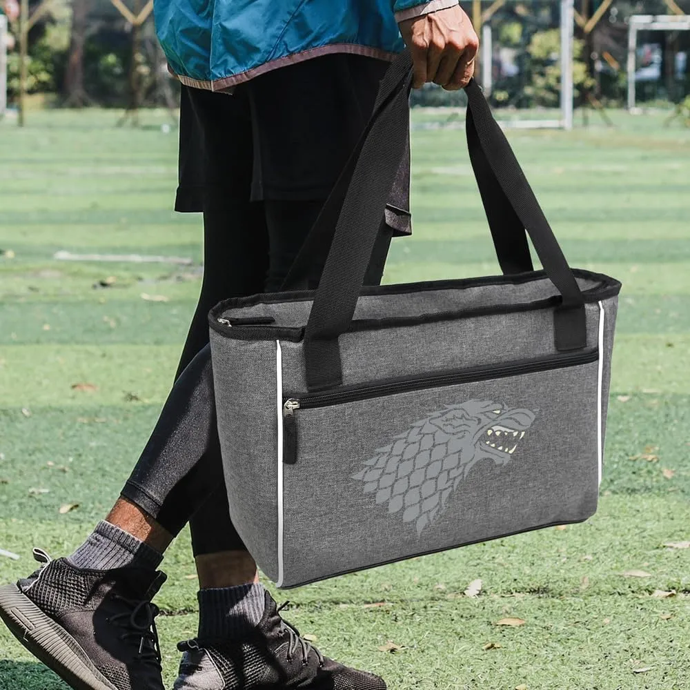 Popfunk GOT Sigil Collection Soft Sided Insulated Tote Cooler Bag, Lightweight, Thermal and Reusable for Grocery, Picnic