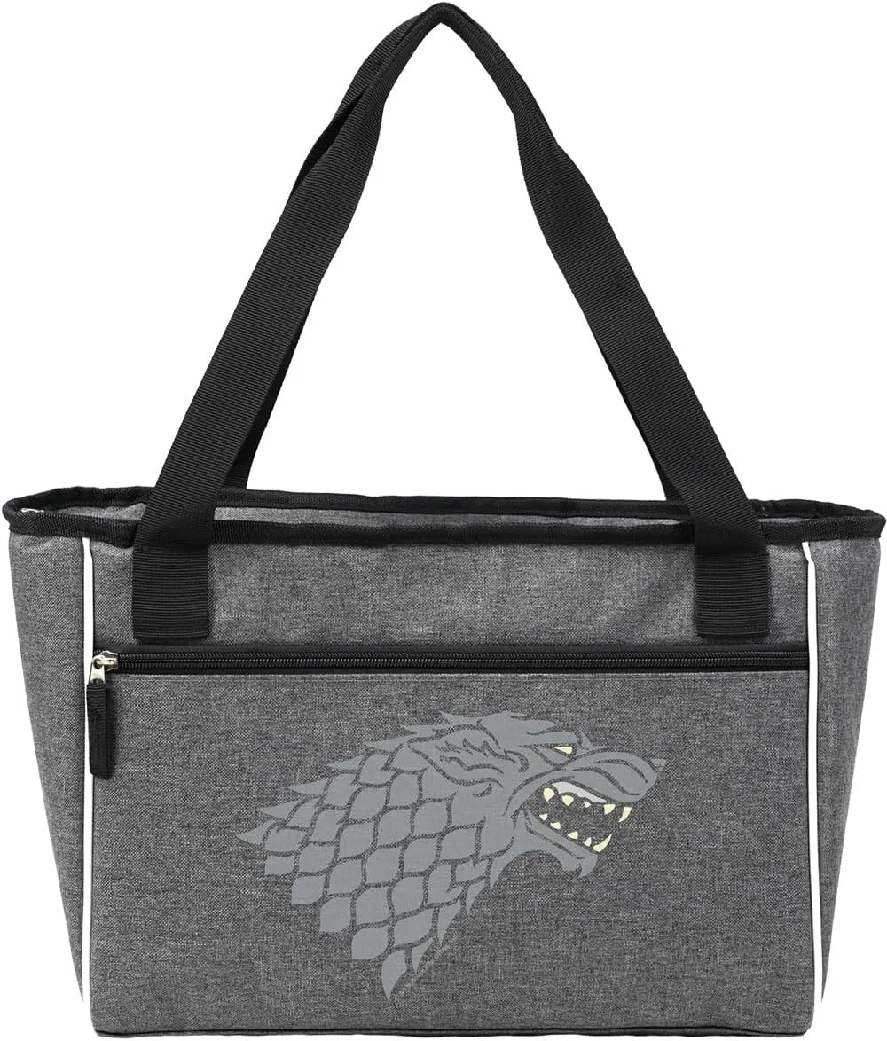 Popfunk GOT Sigil Collection Soft Sided Insulated Tote Cooler Bag, Lightweight, Thermal and Reusable for Grocery, Picnic