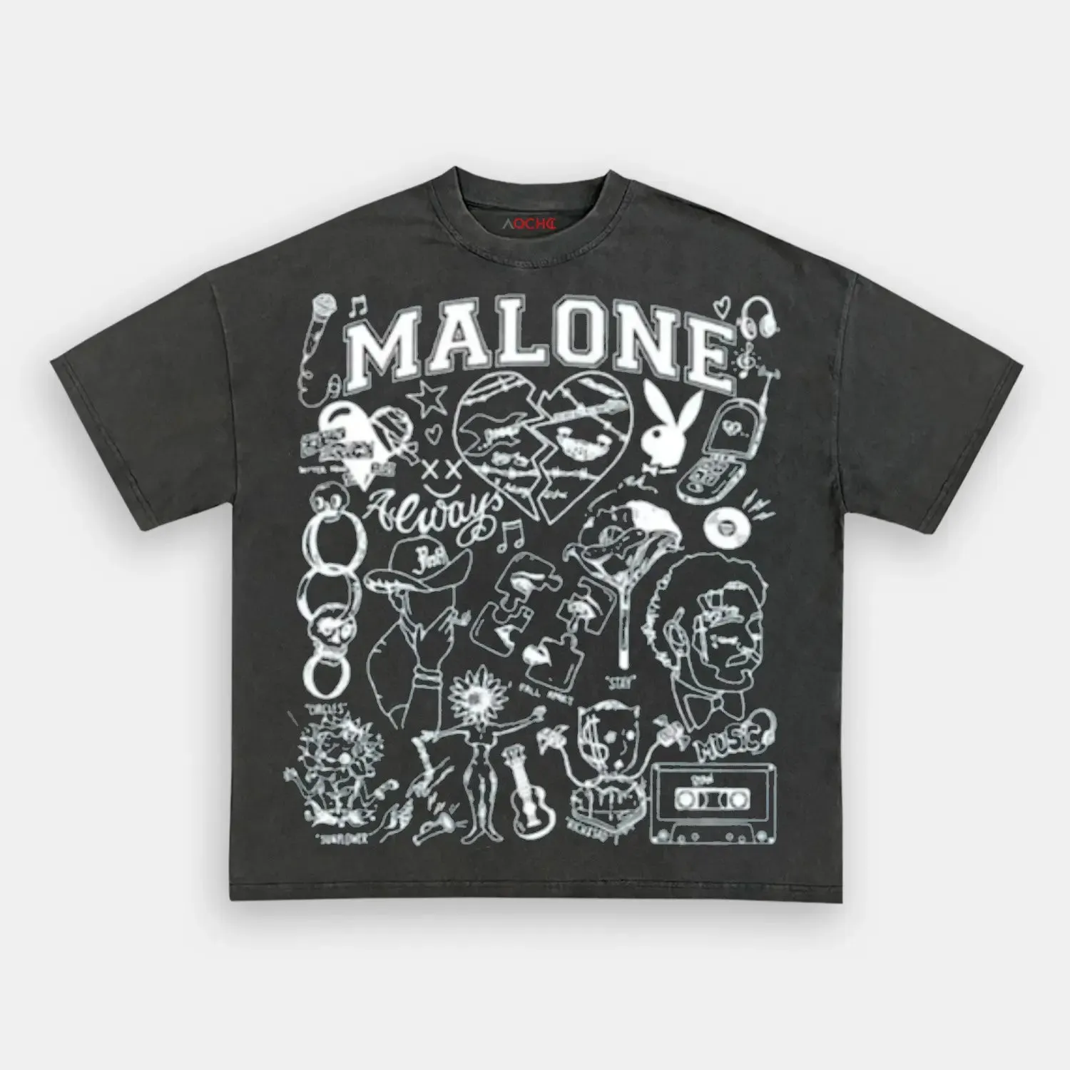 POST MALONE V5 TEE