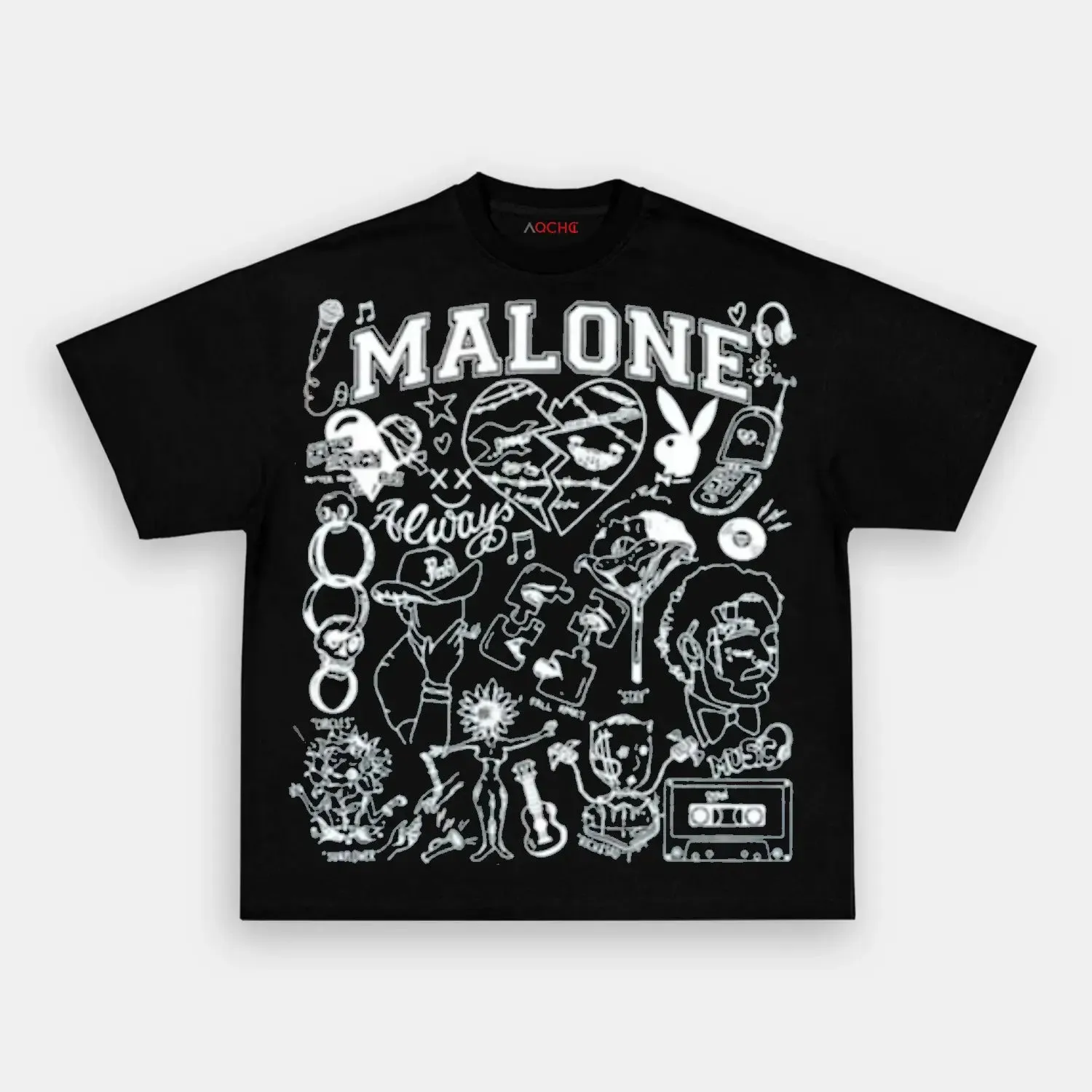 POST MALONE V5 TEE