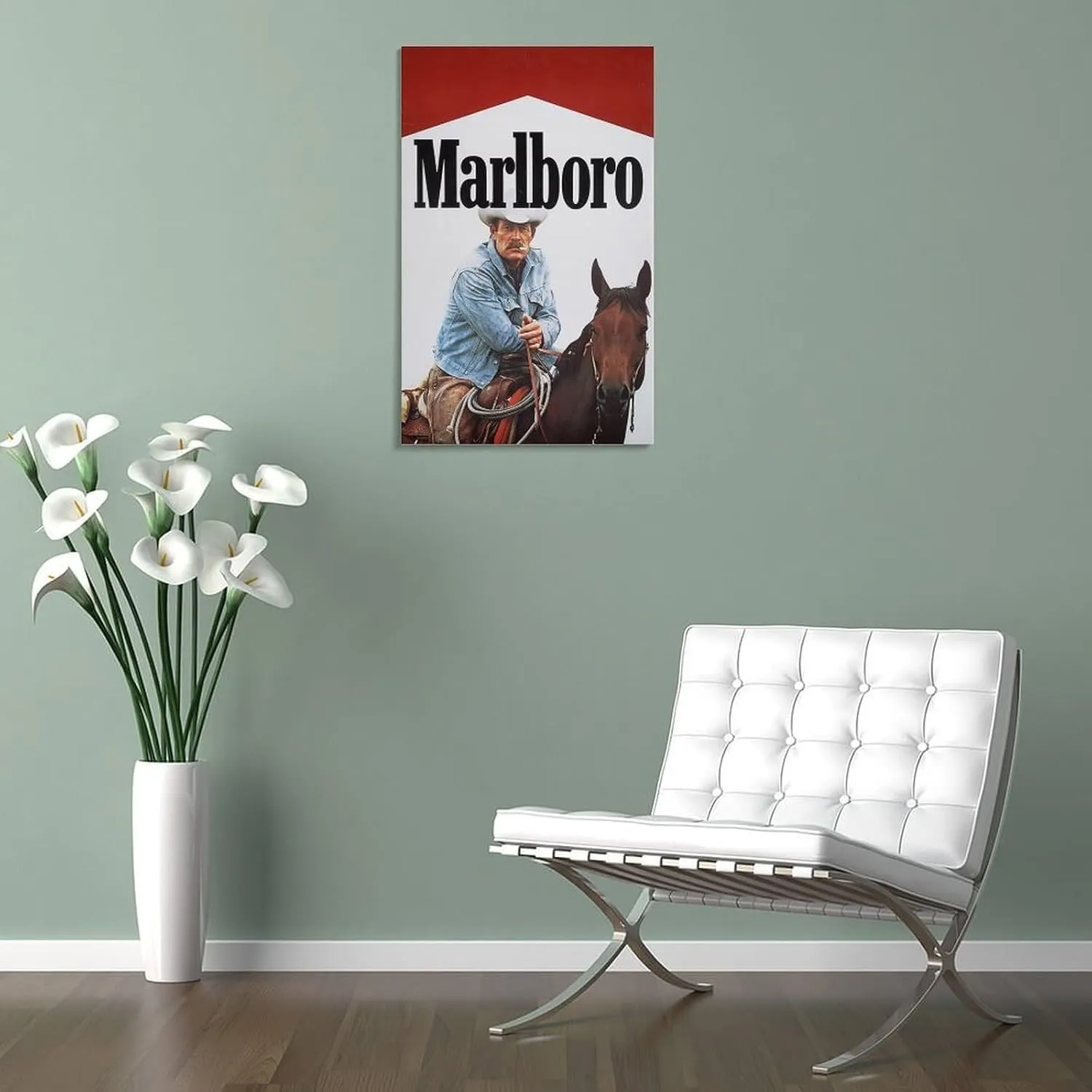 Posters & Prints Marlboros Western Cowboy Vintage Poster Wall Art Living Painting 12x18inch(30x45cm)