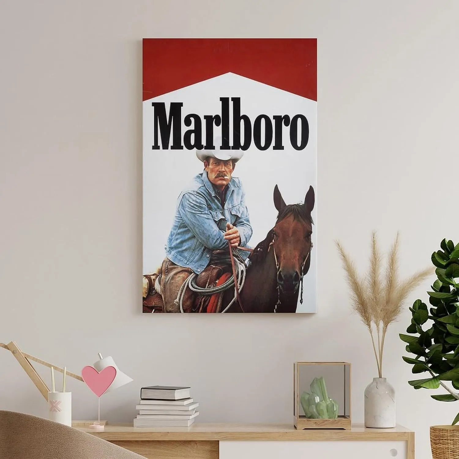Posters & Prints Marlboros Western Cowboy Vintage Poster Wall Art Living Painting 12x18inch(30x45cm)