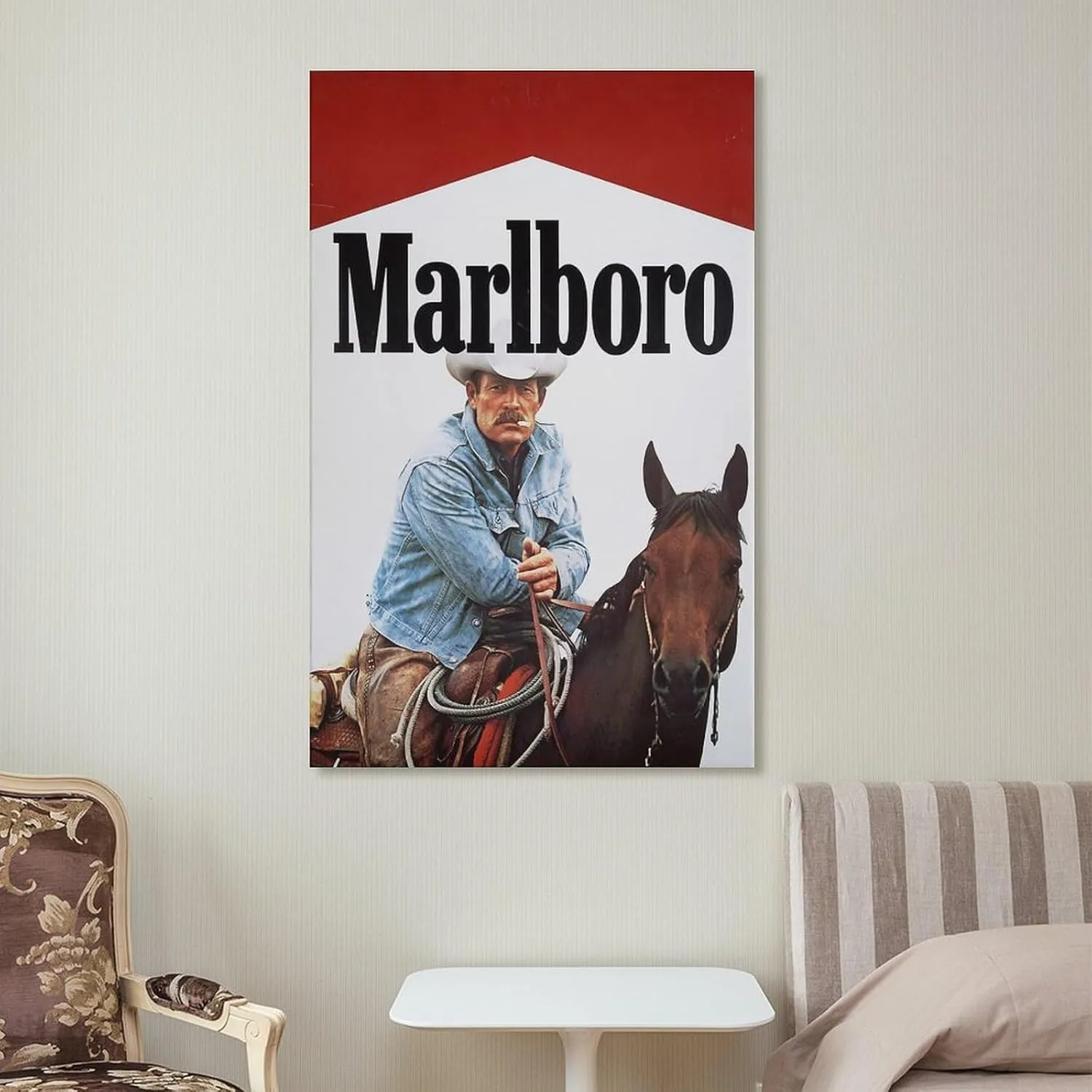 Posters & Prints Marlboros Western Cowboy Vintage Poster Wall Art Living Painting 12x18inch(30x45cm)