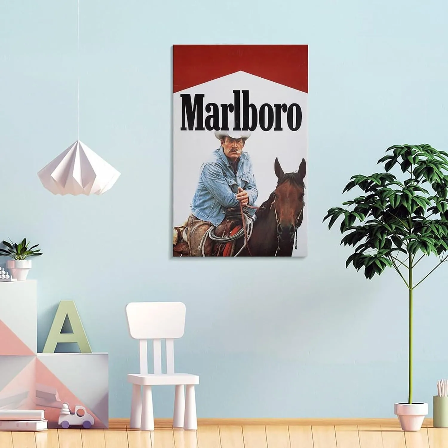 Posters & Prints Marlboros Western Cowboy Vintage Poster Wall Art Living Painting 12x18inch(30x45cm)