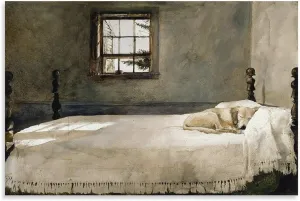 Posters Andrew Wyeth Poster Master Bedroom Sleep Wall Art Famous Art Prints Wall Poster Poster Decorative Painting Canvas Wall Art Living Room Posters Bedroom Painting 12x18inch(30x45cm)