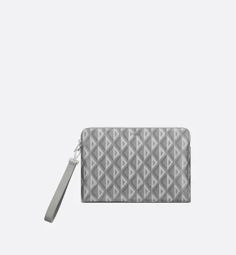Pouch • Dior Gray CD Diamond Canvas