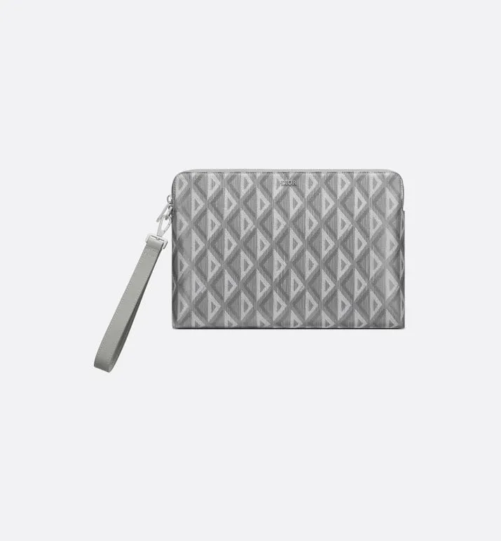 Pouch • Dior Gray CD Diamond Canvas