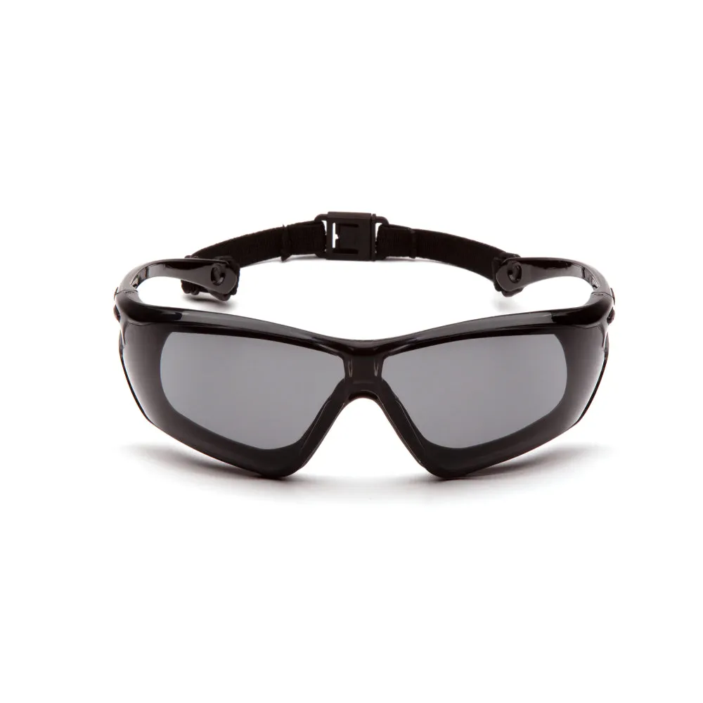 Pyramex® Crossovr Rubber Gasket Frame Safety Glasses - H2X Anti-fog