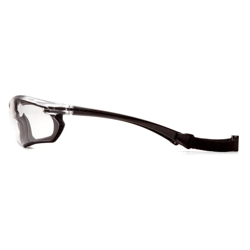 Pyramex® Crossovr Rubber Gasket Frame Safety Glasses - H2X Anti-fog