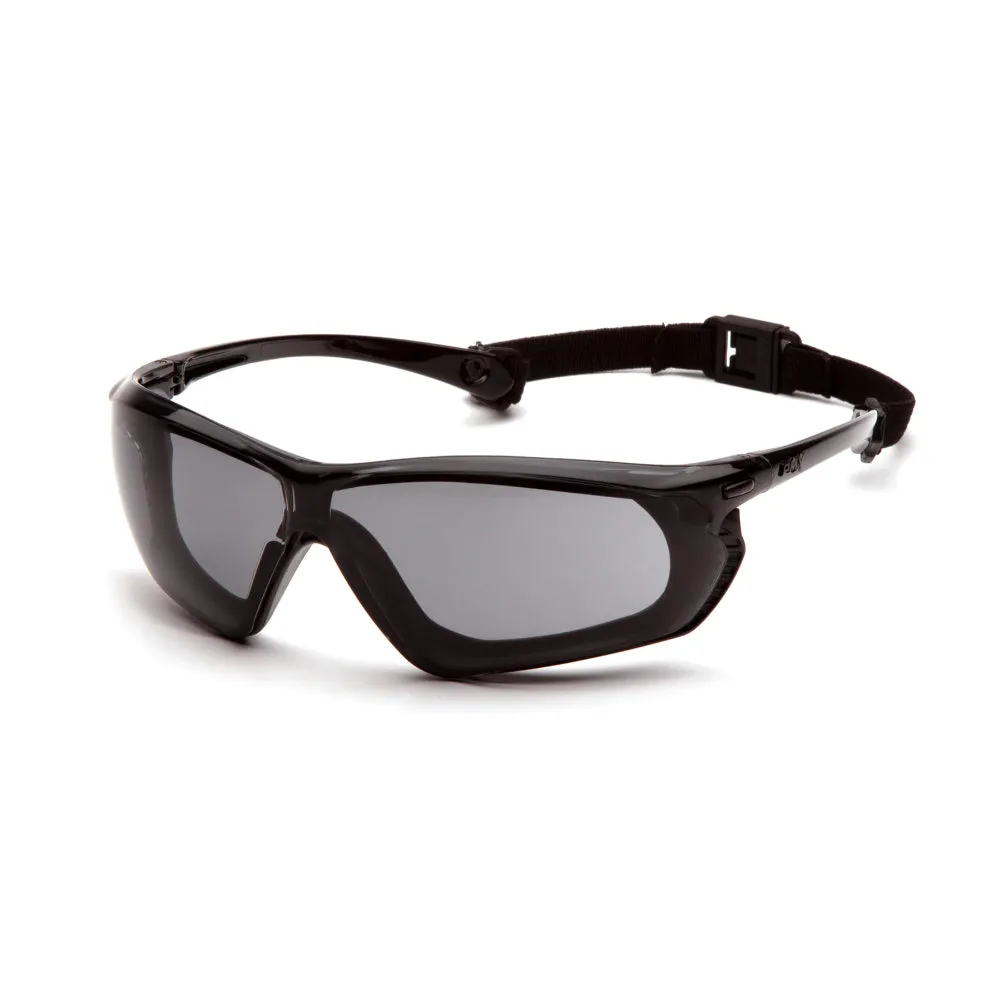 Pyramex® Crossovr Rubber Gasket Frame Safety Glasses - H2X Anti-fog