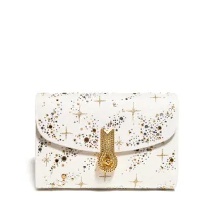 QUEEN MID CONSTELLATIONS LINEN WHITE
