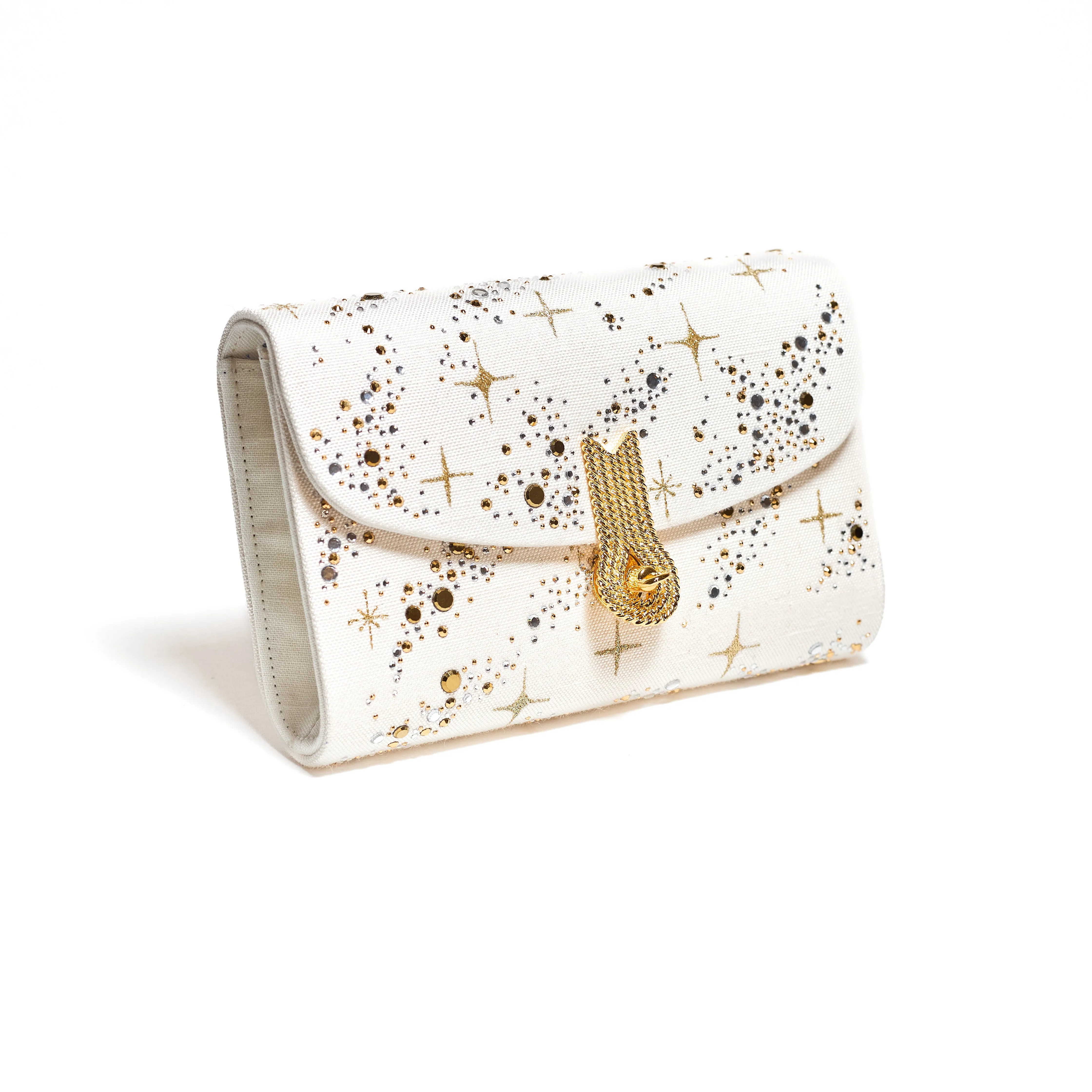 QUEEN MID CONSTELLATIONS LINEN WHITE