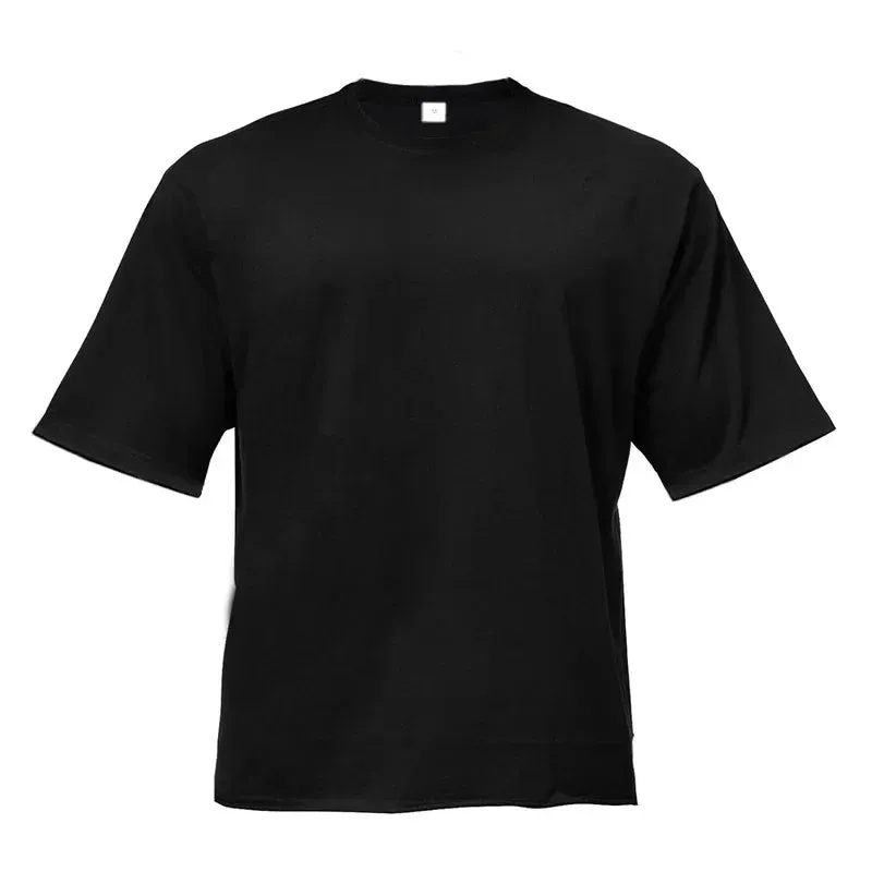"Men's Oversized Workout Tee-Street Style Meets Gym Grind"