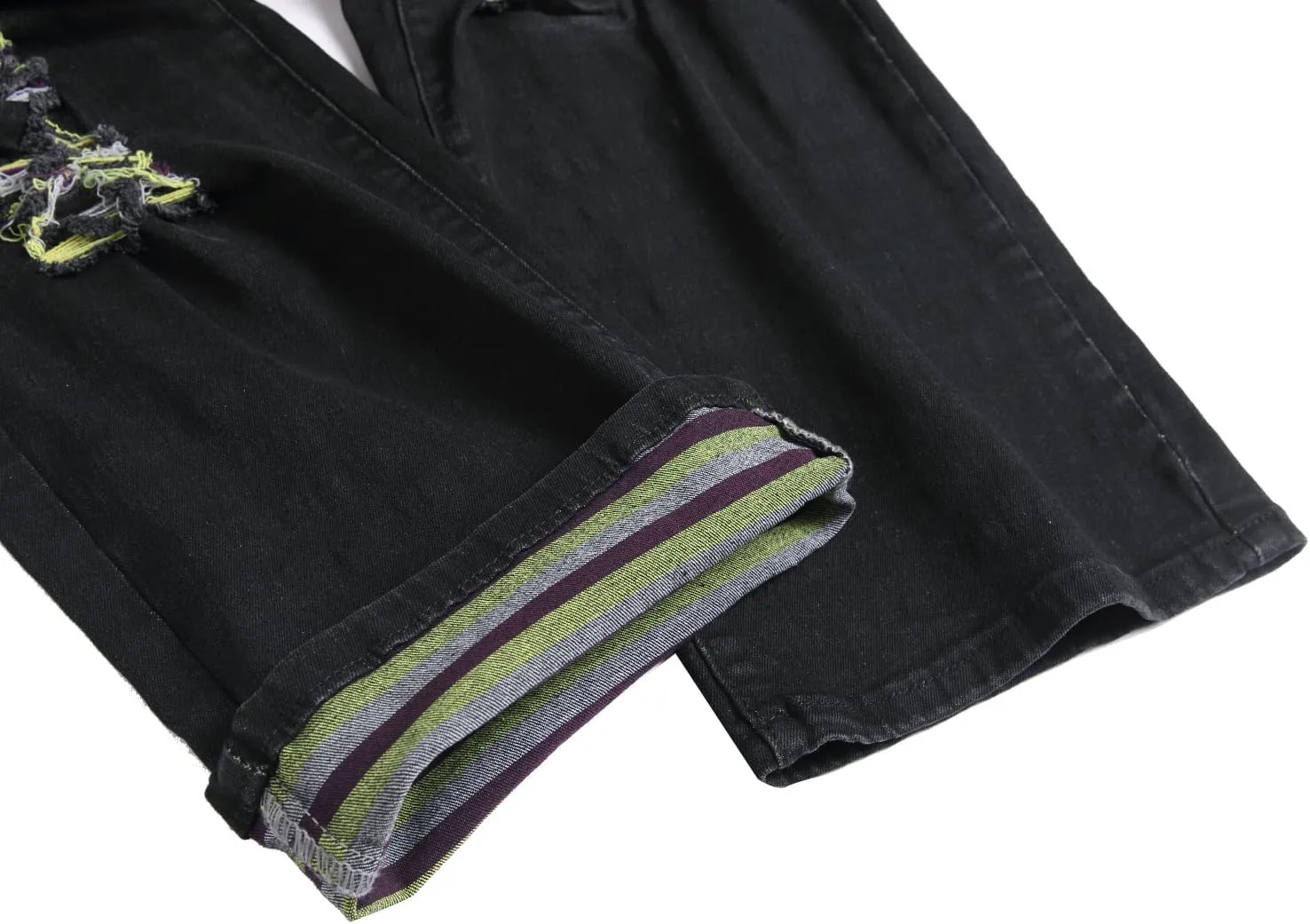 RANMCC Men's Baggy Jeans Loose Straight Fit Y2K Stretch Hip Hop Denim Casual Pants Jeans (Size 30-46)