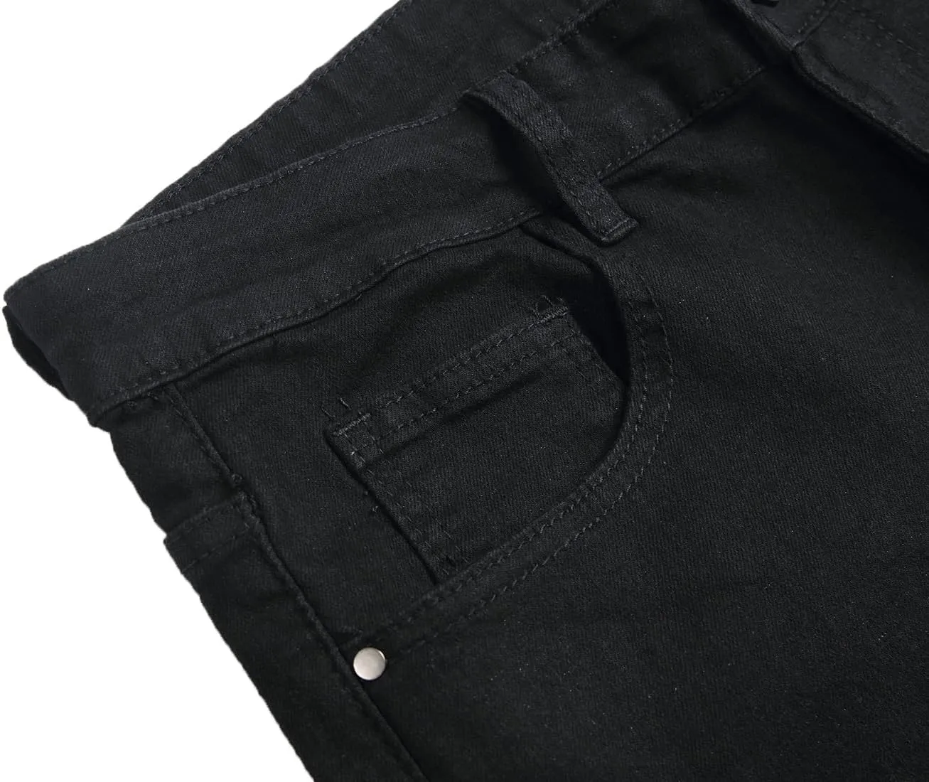 RANMCC Men's Baggy Jeans Loose Straight Fit Y2K Stretch Hip Hop Denim Casual Pants Jeans (Size 30-46)