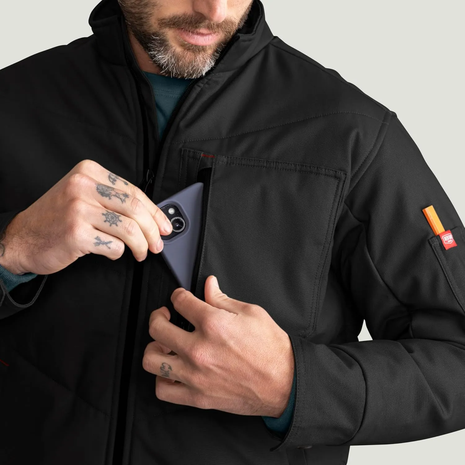 Red Kap Men's Insulated Quilted Work Jacket