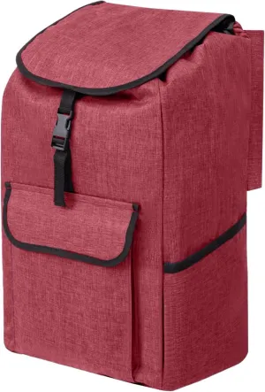 Replacement Bag for Grocery Cart/Shopping Cart - Waterproof Trolley Bags, for Aluminium Alloy Frame, 13inx9.5inx21.6in (Red)