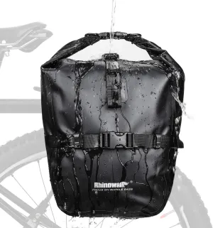 Rhinowalk 20L Bike Pannier Bag Waterproof Bicycle Rear Seat Trunk Bag for Cycling Bicycling Traveling Riding