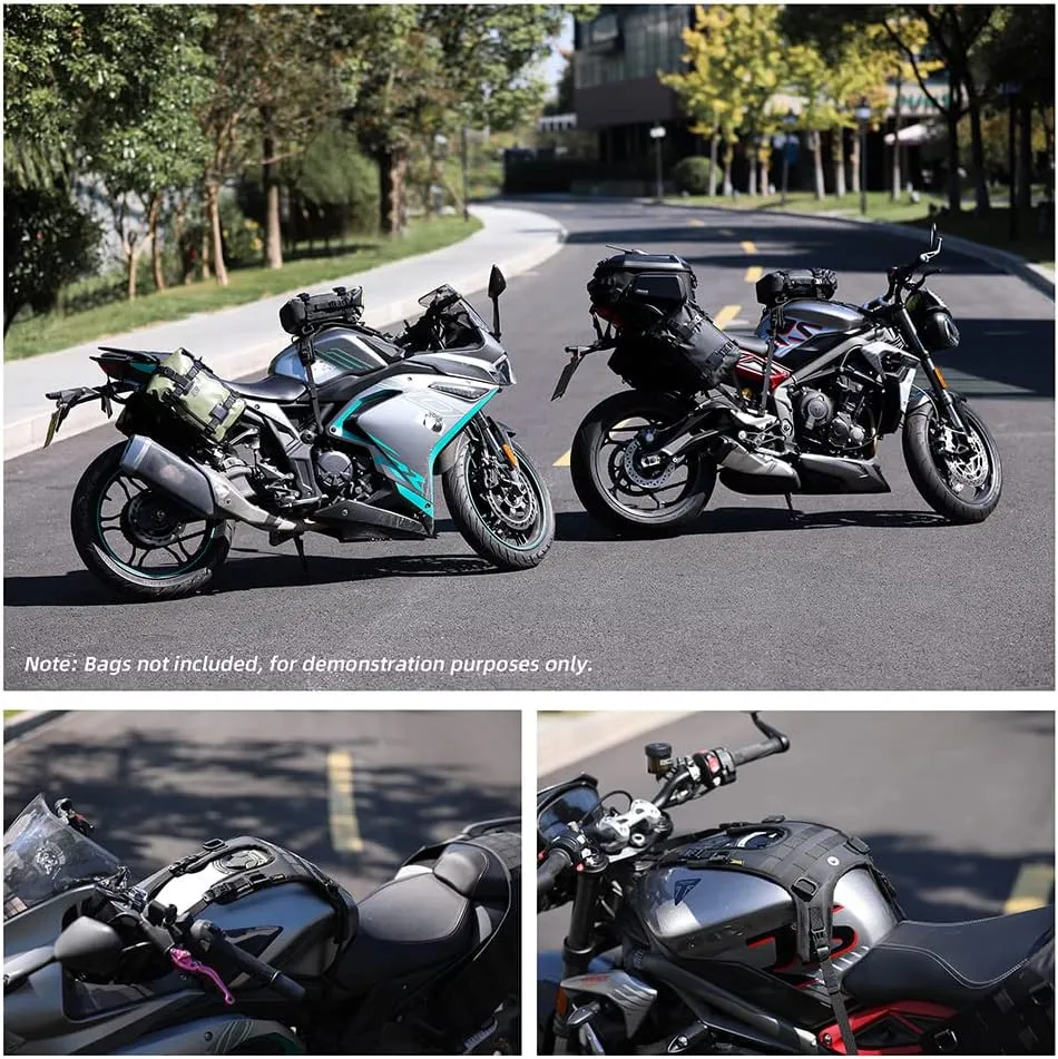Rhinowalk Motorcycle Tank Bag/Bumper Bag Universal Saddle Bag Mounting Base