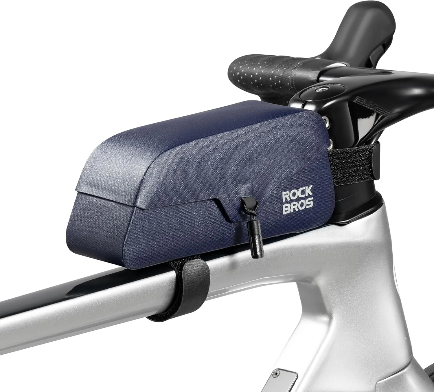 ROCKBROS Bike Frame Bag with Magnetic Flap Top Tube Bike Bag Waterproof Bike Packing Cycling Tools Storage Bag for MTB Road Bike