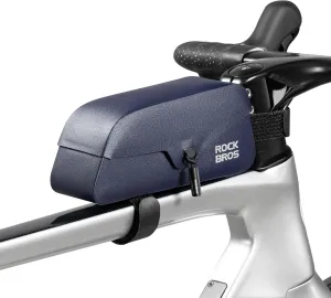 ROCKBROS Bike Frame Bag with Magnetic Flap Top Tube Bike Bag Waterproof Bike Packing Cycling Tools Storage Bag for MTB Road Bike