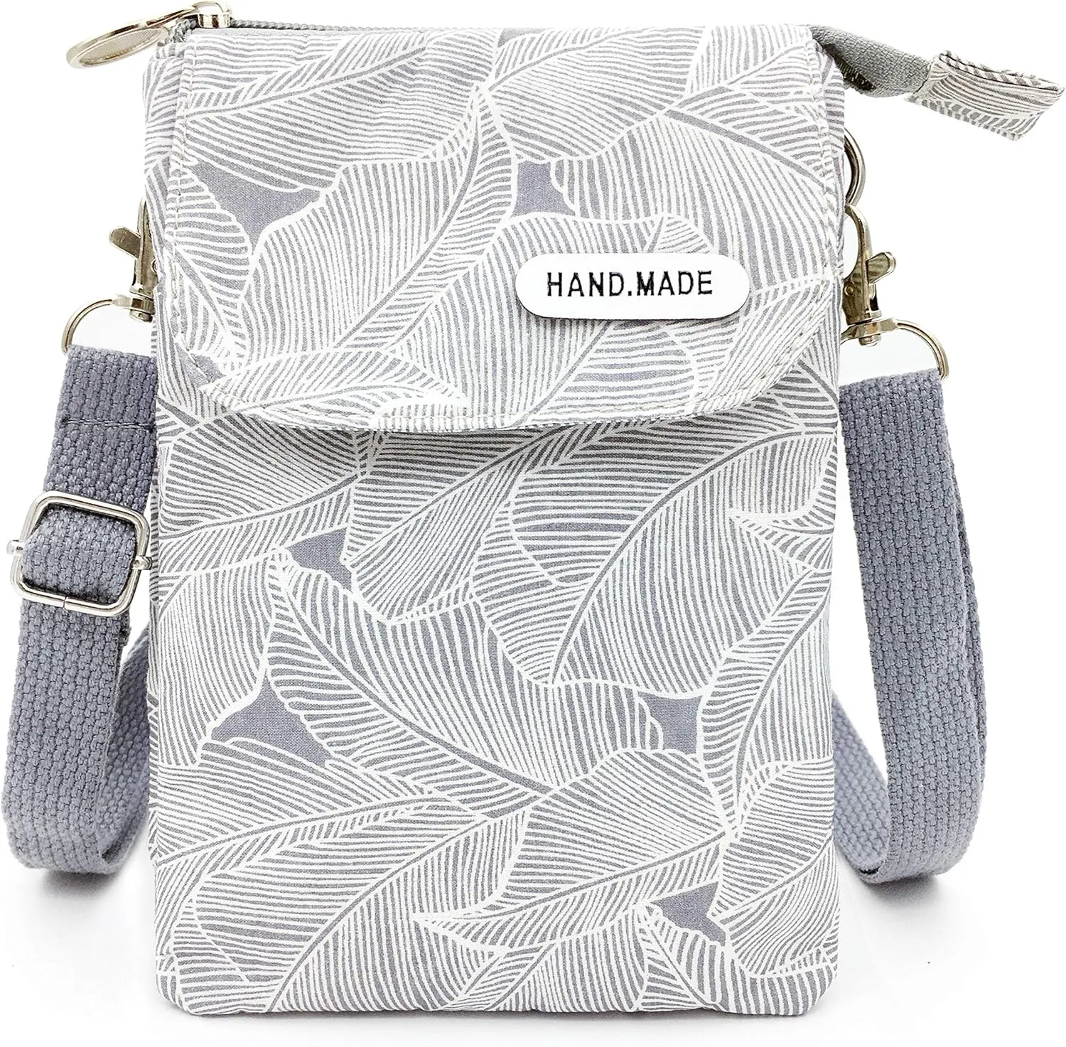 Roomy Cell Phone Purse Wallet Canvas Small Crossbody Purse Bags with Shoulder Strap For Women teen girlsl