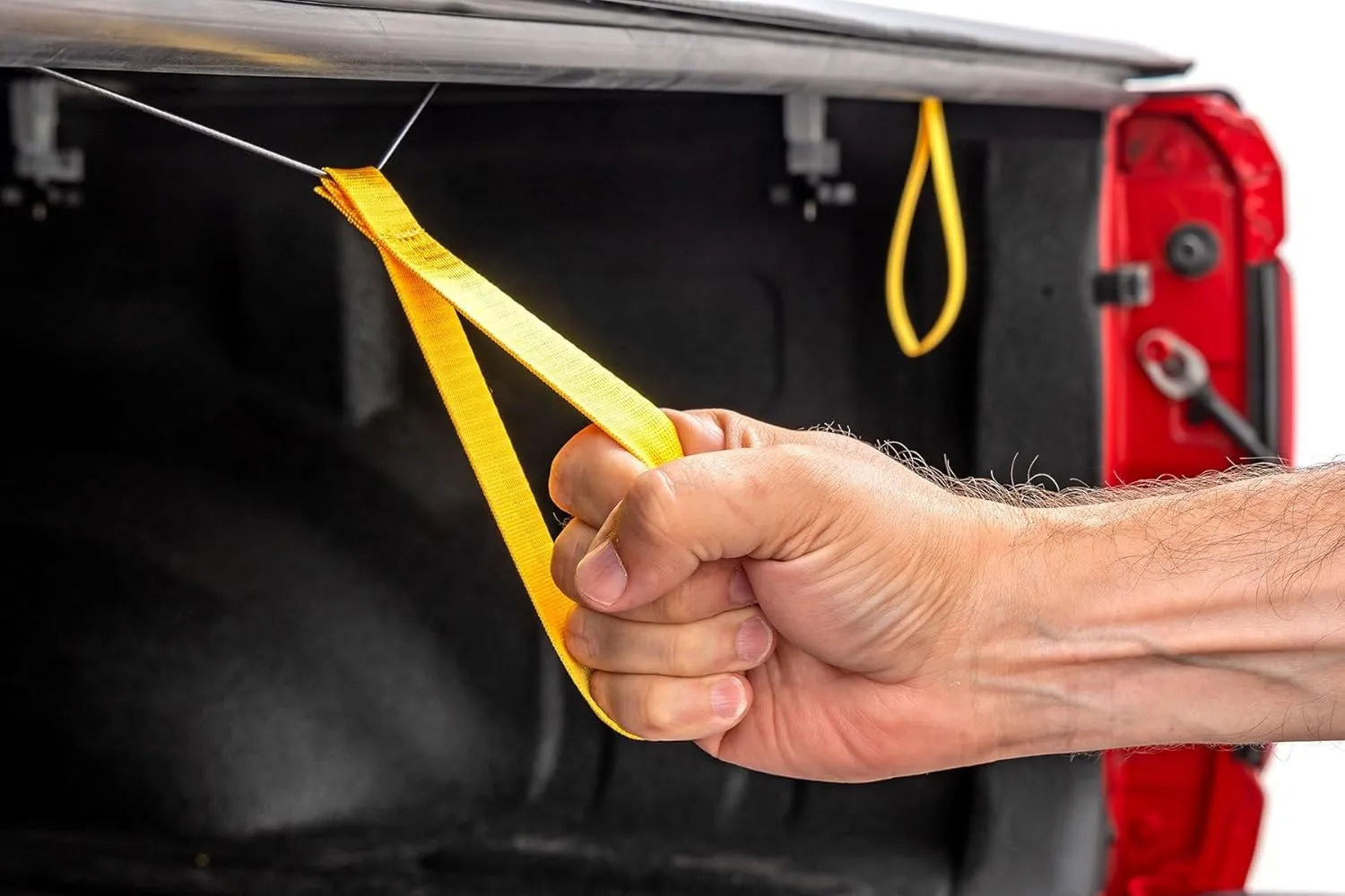 Rough Country Soft Roll-Up Tonneau Cover for Dodge Ram 1500 (2019-2025) 1500 TRX (2021-2025) - Sleek, Weather-Resistant Truck Bed Protection, Fits 5'7 Bed