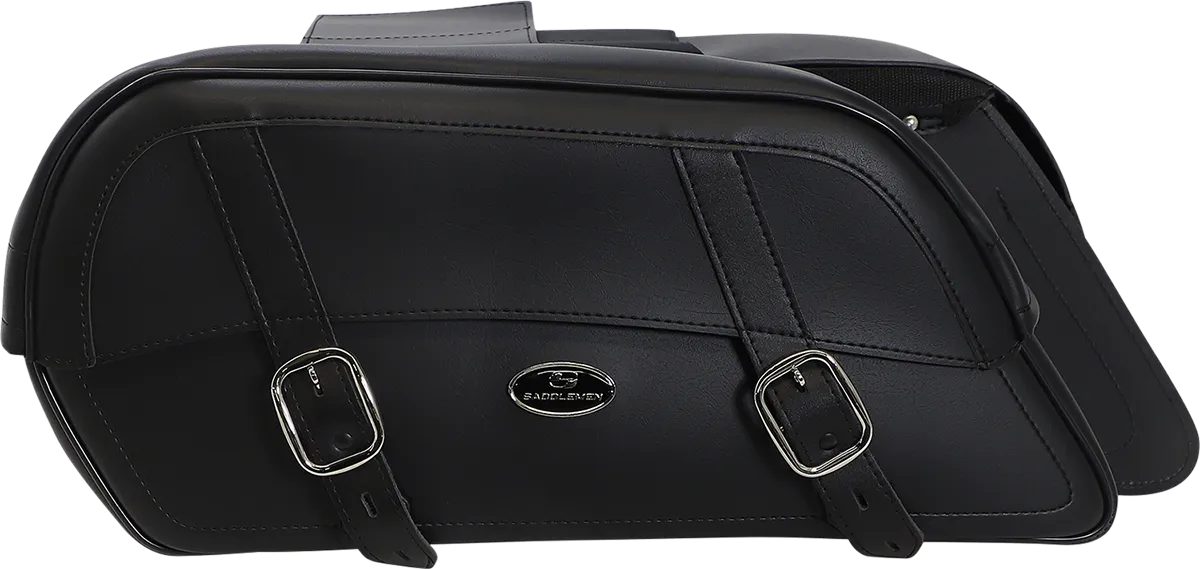 Saddlemen Drifter Slant Saddlebag - Throw Over - 22in.L x 10 1/2in.H x 7in.D 3501-0321
