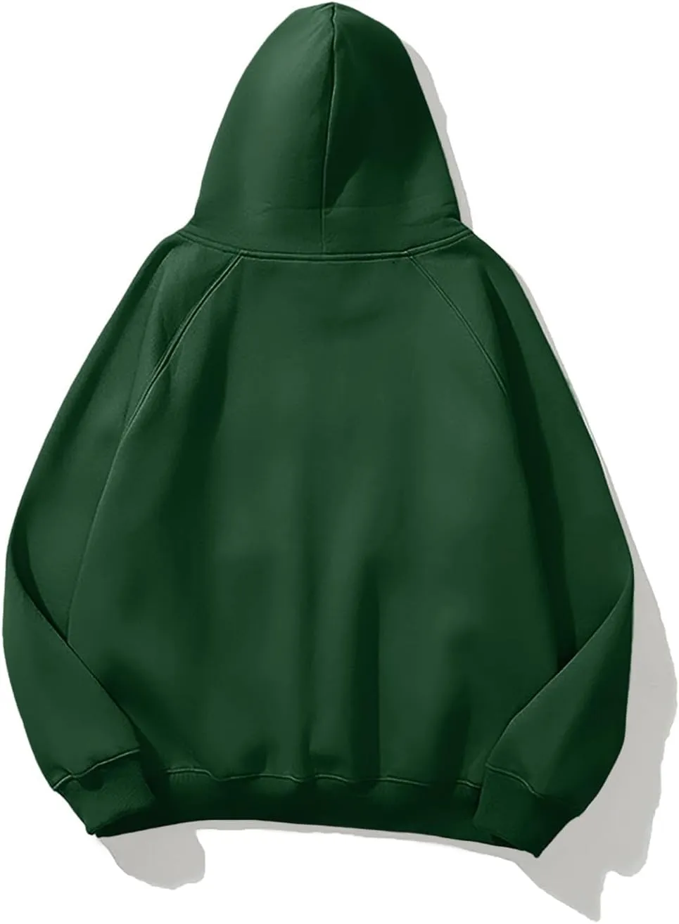 SAFRISIOR Oversized Hoodies for Women and Men Couples Fleece Basic Solid Hooded Sweatshirt Pullover Jackets